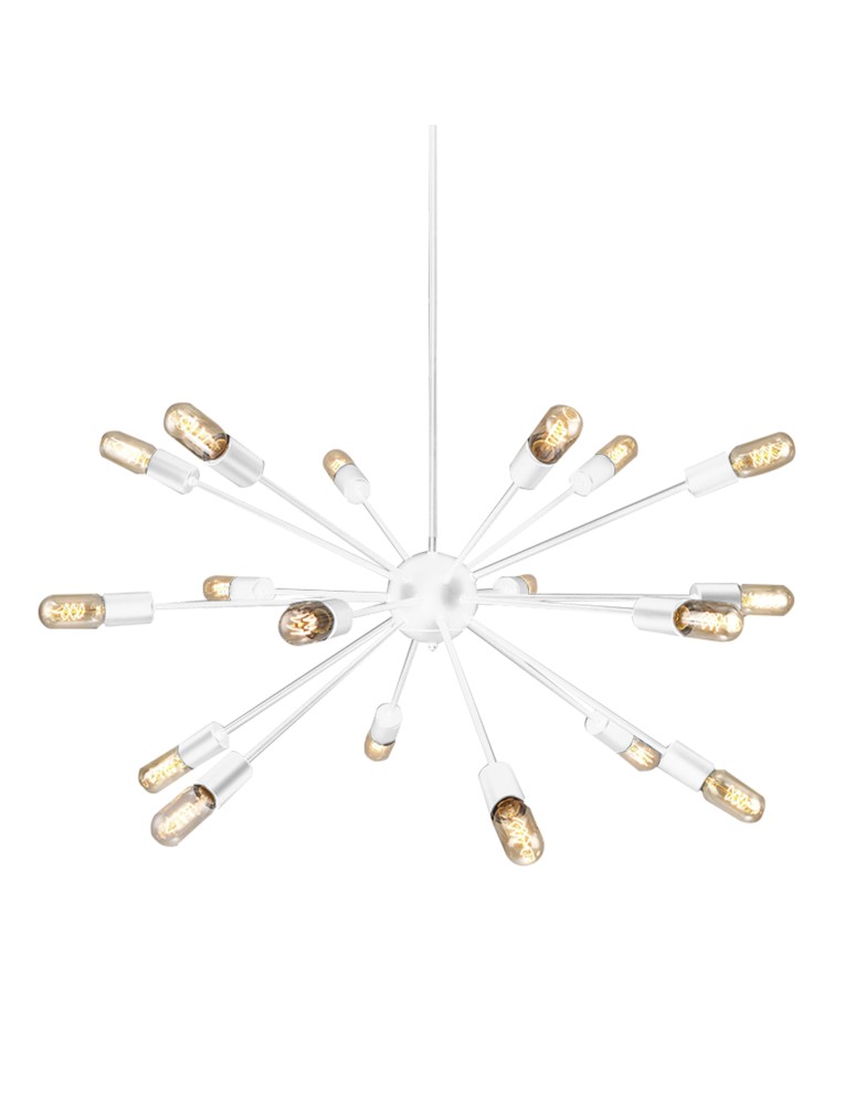 Lampy wiszące - Azzardo ORBIT WHITE 18xE27 Wisząca Biały AZ1658 - produkt kolory-swiatla.pl 1