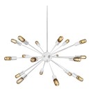 Lampy wiszące - Azzardo ORBIT WHITE 18xE27 Wisząca Biały AZ1658 - product 2