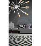 Lampy wiszące - Azzardo ORBIT WHITE 18xE27 Wisząca Biały AZ1658 - product 3