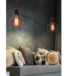 Lampy wiszące - Azzardo CARRON 3 COPPER 3xE27 Wisząca Miedź AZ1660 - produkt 6