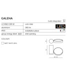 Reflektory LEDowe - Azzardo GINNA 3 BLACK 6xLED Ścienna Czarny IP54 AZ3484 - product 3
