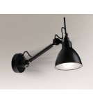 Kinkiety loftowe - industrialne - Shilo DAISEN 1xE27 czarny kinkiet 4481 - product 1