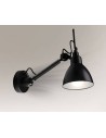 Shilo DAISEN 1xE27 czarny kinkiet 4481