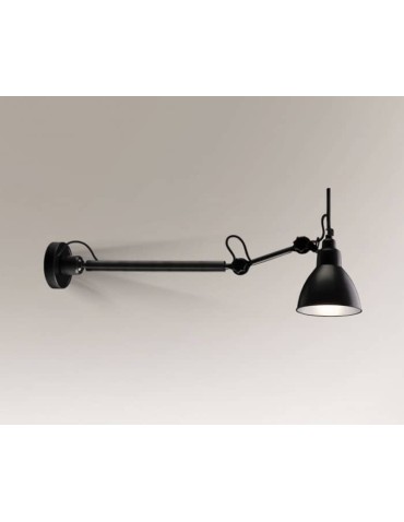 Shilo DAISEN 1xE27 czarny kinkiet 4482