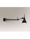 Shilo DAISEN 1xE27 czarny kinkiet 4482