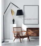 Azzardo ZYTA FLOOR LAMPBODY BK/GO 1xE27 Podłogowa Ramię Ruchome Bez Abażuru Czarny Złoty AZ4193 Azzardo ZYTA FLOOR LAMPBODY BK/GO 1xE27 Podłogowa Ramię Ruchome Bez Abażuru Czarny Złoty AZ4193