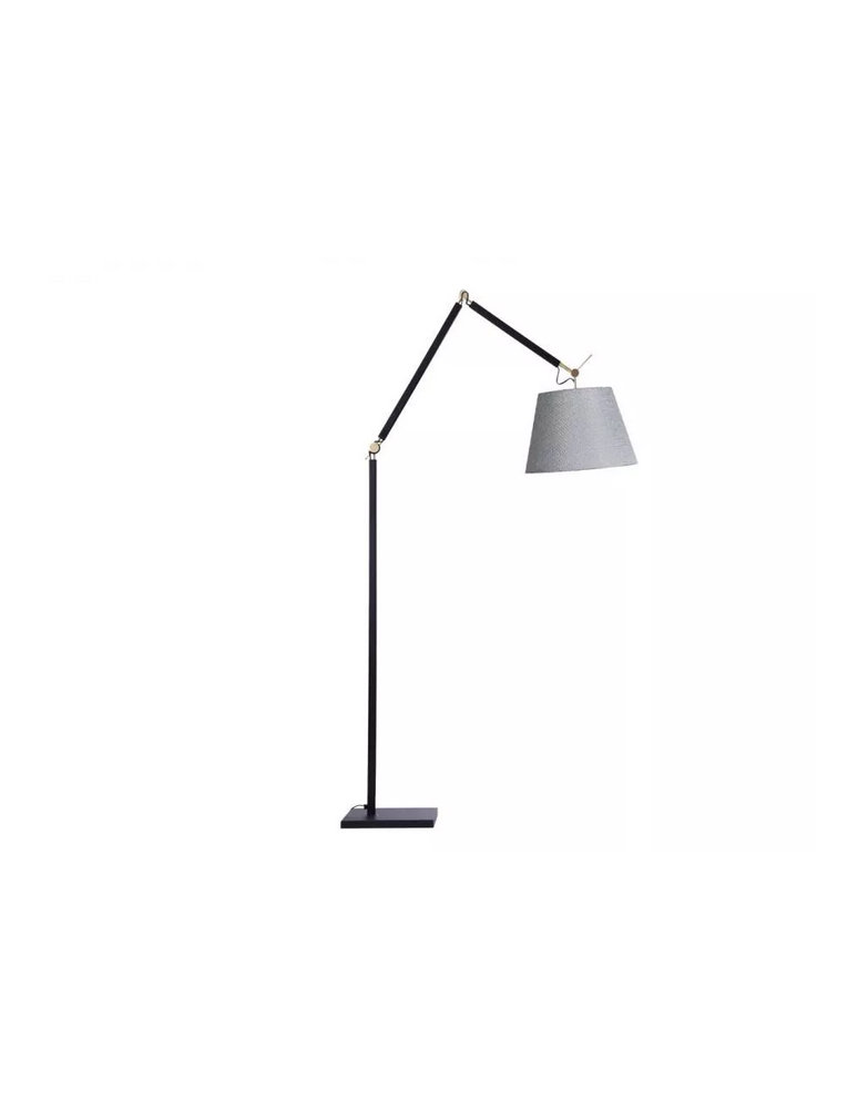 Azzardo ZYTA FLOOR LAMPBODY BK/GO 1xE27 Podłogowa Ramię Ruchome Bez Abażuru Czarny Złoty AZ4193 Azzardo ZYTA FLOOR LAMPBODY BK/GO 1xE27 Podłogowa Ramię Ruchome Bez Abażuru Czarny Złoty AZ4193