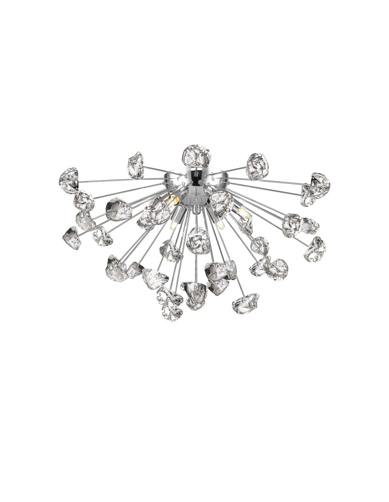 Lampy sufitowe glamour - Zuma Line Star Lampa Sufitowa Chrome 6xG9 Chrom C0539-06A-F4AC - produkt kolory-swiatla.pl 1