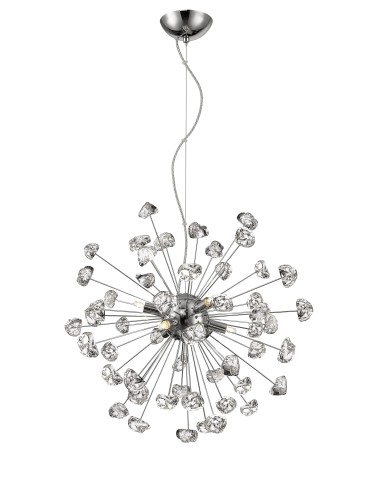 Zuma Line Star Lampa Wisząca Chrome 6xG9 Chrom P0539-06A-F4AC