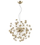 Lampy wiszące - Zuma Line Star Lampa Wisząca Złota/Gold 6xG9 Francuski Złoty Bursztynowy P0539-06A-F7DY - product 1