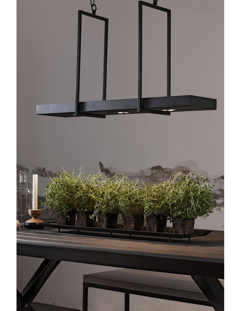 Markslojd TRAY LED Czarny 105780 Wisząca