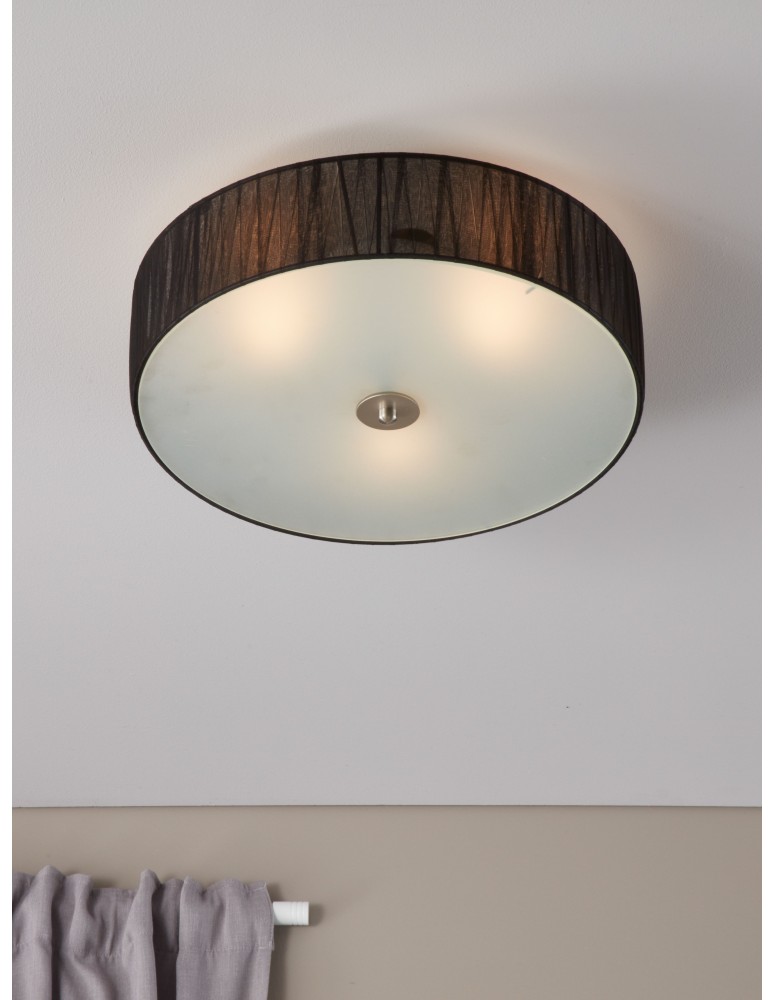 Lampy sufitowe - Markslojd BYSKE 3L Czarny/Matowy 104884 Plafon - product kolory-swiatla.pl 2