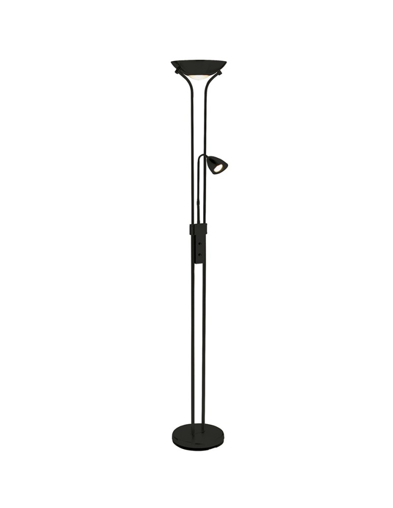 Lampy podłogowe do czytania - Markslojd DETROIT 2L Czarny 111223 Podłogowa - produkt kolory-swiatla.pl 1