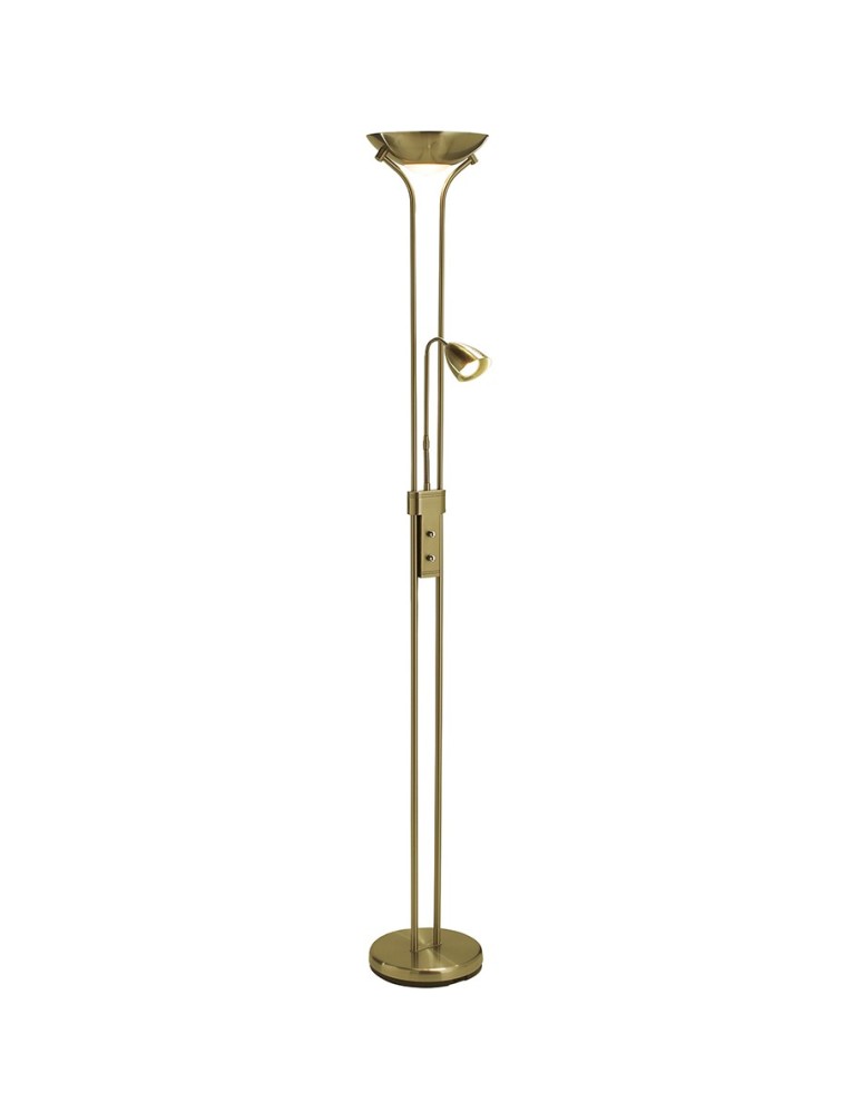 Lampy podłogowe - Markslojd DETROIT 2L Mosiądz 111242 Podłogowa - produkt kolory-swiatla.pl 1