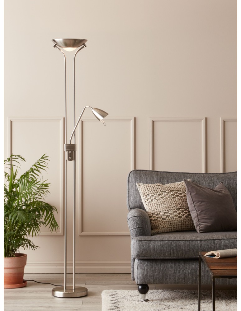 Lampy podłogowe - Markslojd DETROIT 2L Stalowy 111241 Podłogowa - produkt kolory-swiatla.pl 2