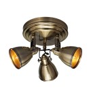 Lampy sufitowe reflektory - Markslojd FJÄLLBACKA 3L Antyczny 104050 Sufitowa - product 1