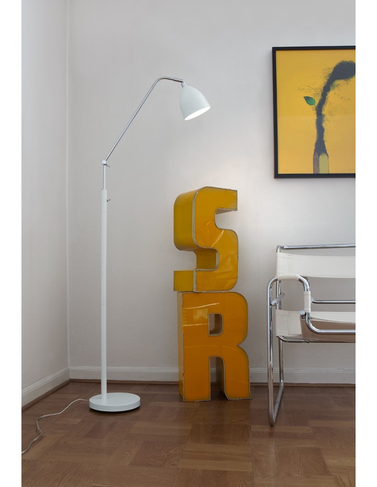 Lampy podłogowe łamane - Markslojd FREDRIKSHAMN 1L Biały 105022 Podłogowa - product kolory-swiatla.pl 2