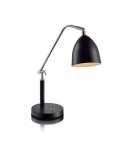 Lampy stołowe do czytania - Markslojd FREDRIKSHAMN 1L Czarny 105025 Stołowa - product 1