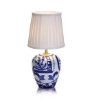 Lampy stołowe klasyczne - Markslojd GÖTEBORG 1L 17cm Niebieski/Biały 104999 Stołowa - product 1