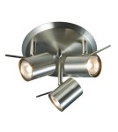 Lampy sufitowe reflektory - Markslojd HYSSNA LED 3L IP21 Stalowy 105484 Sufitowa - product 1