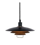 Lampy wiszące w stylu skandynawskim - Markslojd KIRKENES 1L Czarny 104540 Wisząca - product 1