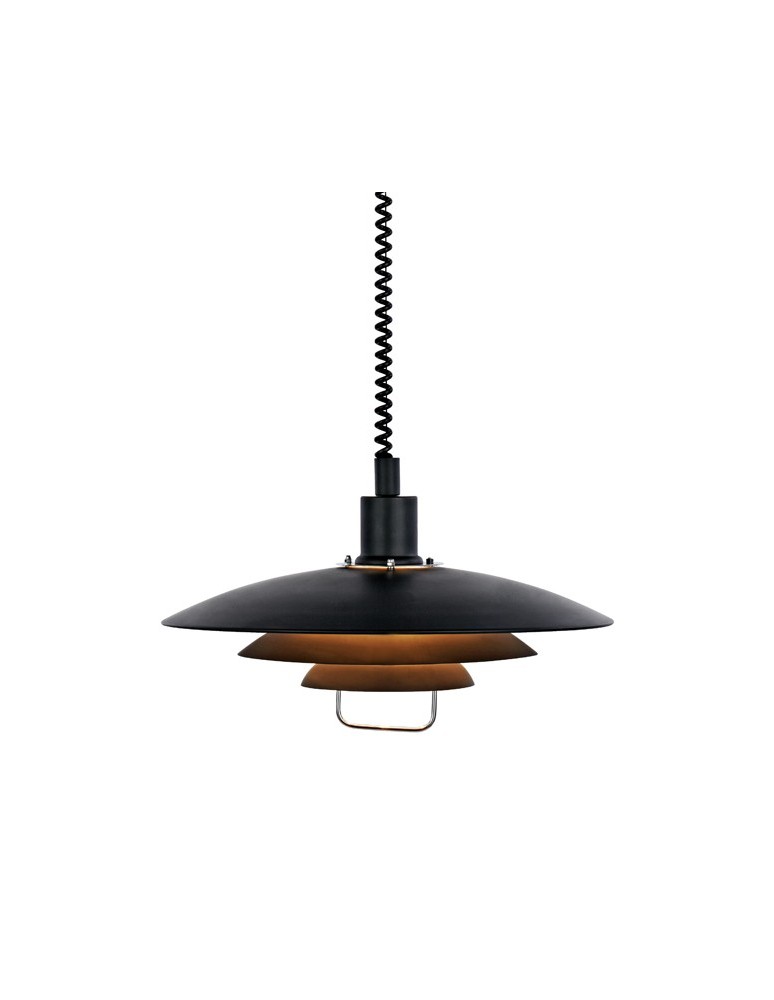 Lampy wiszące w stylu skandynawskim - Markslojd KIRKENES 1L Czarny 104540 Wisząca - produkt kolory-swiatla.pl 1