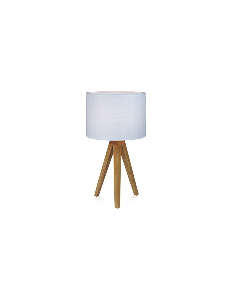 Lampy stołowe z abażurem - Markslojd KULLEN Dąb/Biały 104625 Stołowa - produkt kolory-swiatla.pl 1