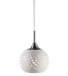 Lampy wiszące - Markslojd LOHALS 1L 18cm Stalowy/Biały 102288 Wisząca - product 1