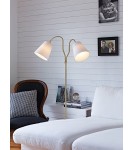 Lampy podłogowe - Markslojd MODENA 2L Mosiądz/Biały 105274 Podłogowa - product 2