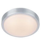Plafony okrągłe - Markslojd MOON 22cm Led Aluminium/Biały 105957 Plafon - product 1