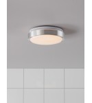 Plafony okrągłe - Markslojd MOON 22cm Led Aluminium/Biały 105957 Plafon - product 2