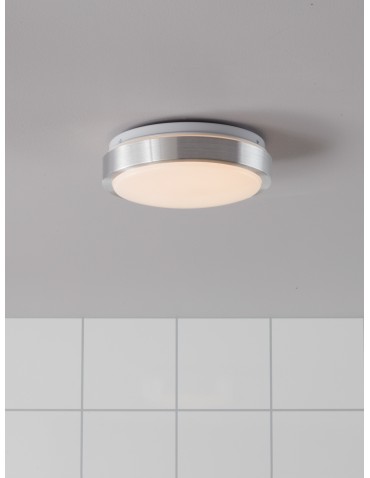 Markslojd MOON 22cm Led Aluminium/Biały 105957 Plafon - produkt 2