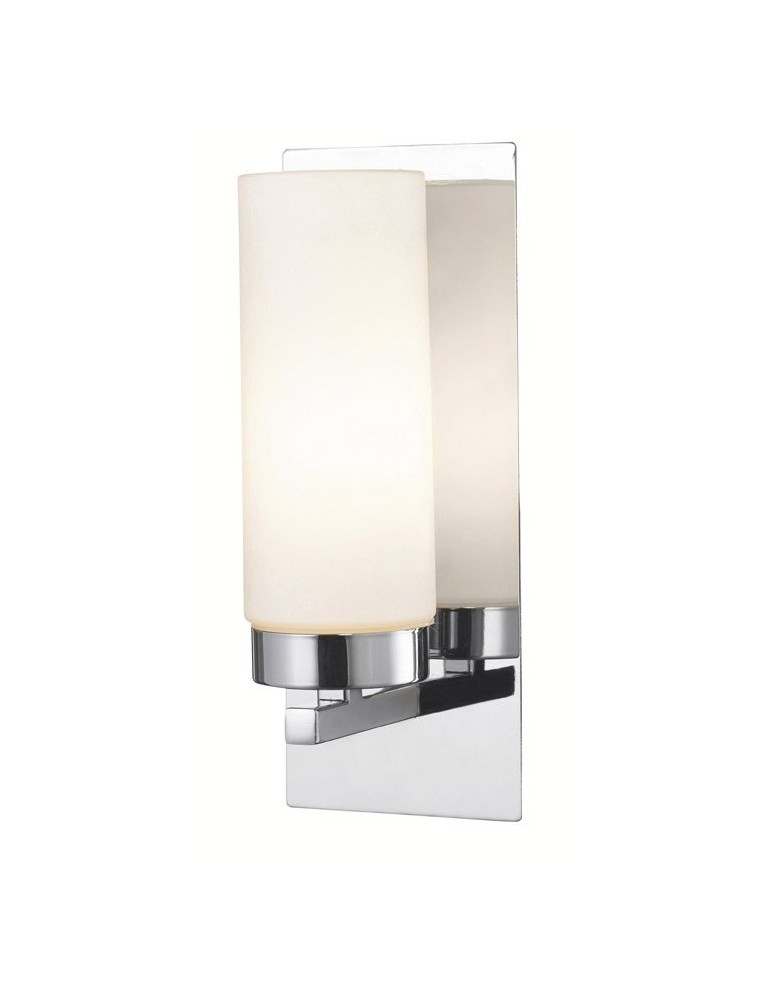 Kinkiety łazienkowe - Markslojd NORRSUNDET 1L IP44 Chrom/Biały 102476 Kinkiet - produkt kolory-swiatla.pl 1
