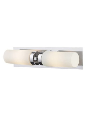 Markslojd NORRSUNDET 2L IP44 Chrom/Biały 102478 Kinkiet