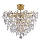 Lampy sufitowe z kryształami - Markslojd ROSENDAL 4L Złoty/MC 100510 Plafon - product 1