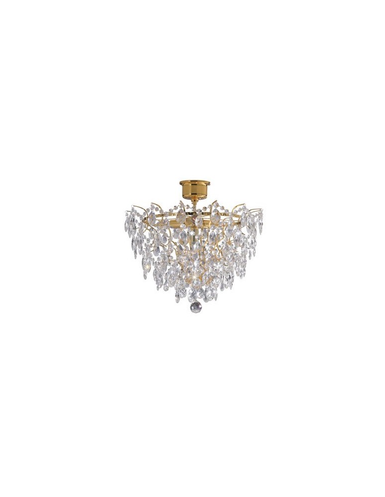 Lampy sufitowe z kryształami - Markslojd ROSENDAL 4L Złoty/MC 100510 Plafon - produkt kolory-swiatla.pl 1