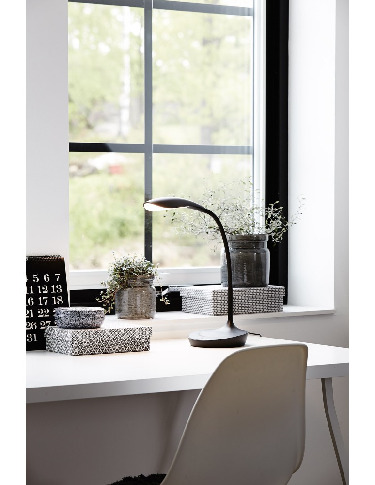 Lampki biurkowe - Markslojd SWAN USB Czarny 106094 Biurkowa - produkt kolory-swiatla.pl 3