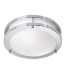 Plafony hermetyczne - Markslojd TABY LED IP44 Chrom/Biały 105621 Plafon - product 1
