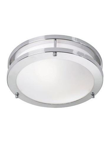 Markslojd TABY LED IP44 Chrom/Biały 105621 Plafon