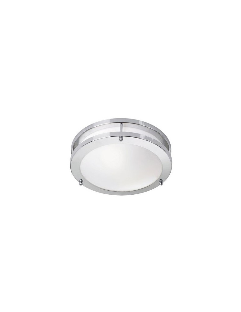 Plafony hermetyczne - Markslojd TABY LED IP44 Chrom/Biały 105621 Plafon - produkt kolory-swiatla.pl 1