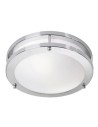 Markslojd TABY LED IP44 Chrom/Biały 105621 Plafon