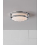 Plafony hermetyczne - Markslojd TABY LED IP44 Chrom/Biały 105621 Plafon - product 2