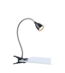 Lampki biurkowe - Markslojd TULIP Klip Czarny 106092 Biurkowe - product 1