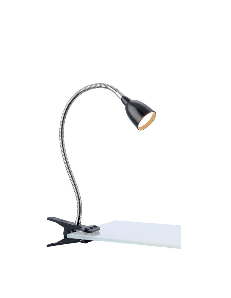 Lampki biurkowe - Markslojd TULIP Klip Czarny 106092 Biurkowe - produkt kolory-swiatla.pl 1