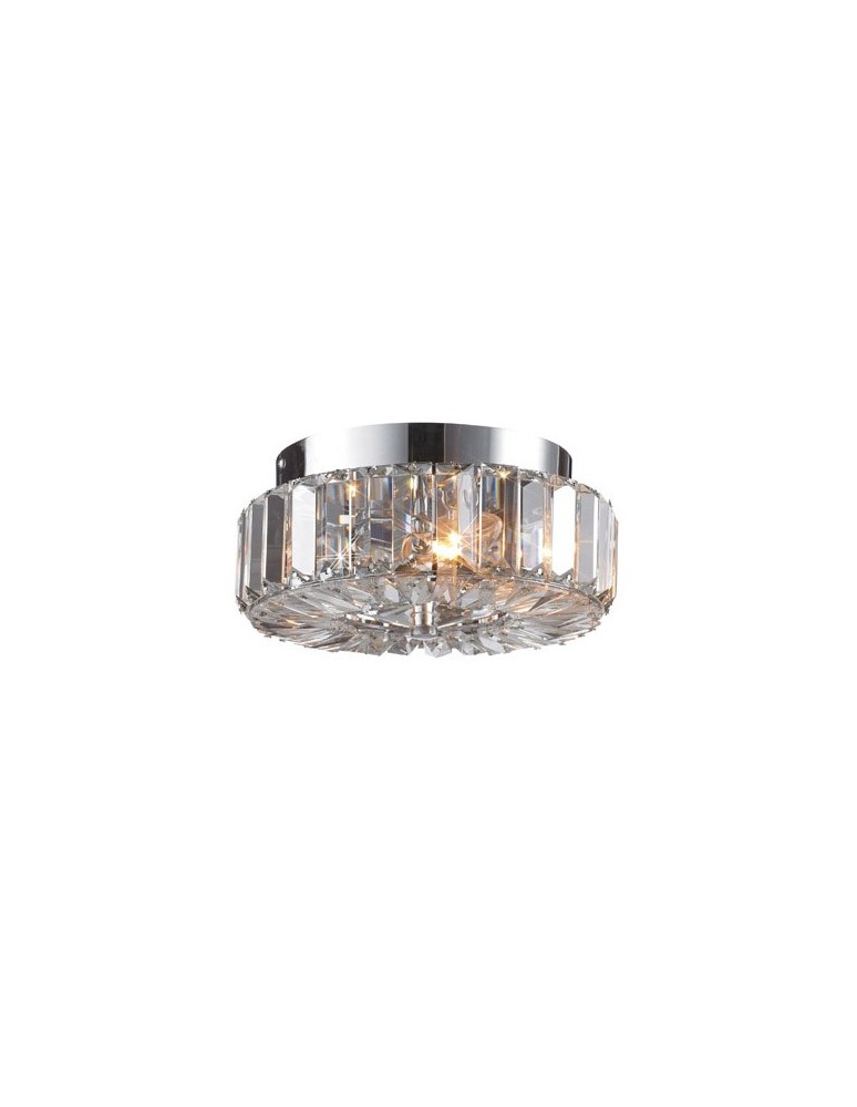 Lampy sufitowe z kryształami - Markslojd ULRIKSDAL 2L Chrom/Brilliant 102649 Plafon - produkt kolory-swiatla.pl 1