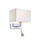Kinkiety - Markslojd SAVOY Wall 2L Chrom/Biały 106307 Kinkiet - product 1