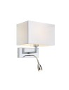 Markslojd SAVOY Wall 2L Chrom/Biały 106307 Kinkiet
