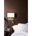 Kinkiety - Markslojd SAVOY Wall 2L Mosiądz/Biały 106308 Kinkiet - product 2