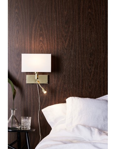 Markslojd SAVOY Wall 2L Mosiądz/Biały 106308 Kinkiet - produkt 2
