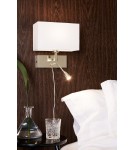 Kinkiety - Markslojd SAVOY Wall 2L Mosiądz/Biały 106308 Kinkiet - product 3